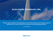 Tablet Screenshot of plusguard.com